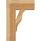 Ekena Millwork Funston Block Rough Sawn Bracket w/ Offset Brace, Western Red Cedar, 8"W x 18"D x 26"H BKT0806X18X26FST05RWR - alternate 2